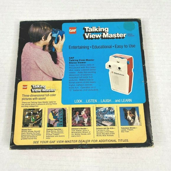 Talking View-Master Mister Mr Magoo Cartoon 3 Reel Boxed Set TH56 Vintage Kids - Picture 6 of 10